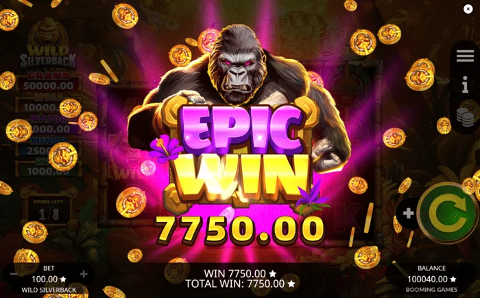 Wild Silverback – eepiline võit Grand Jackpoti abil