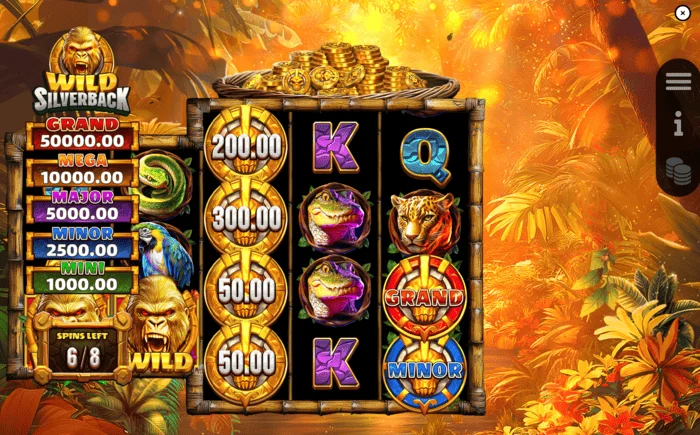 Wild Silverback – mängukuva Free Spins boonusringi ajal